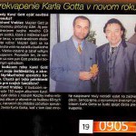 Prekvapenie Karla Gotta v novom roku