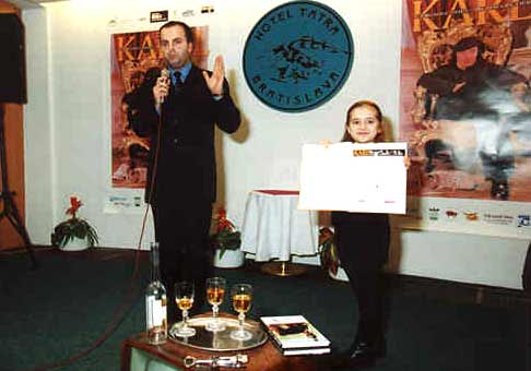 Krst knihy Karla Gotta v hoteli Tatra.
