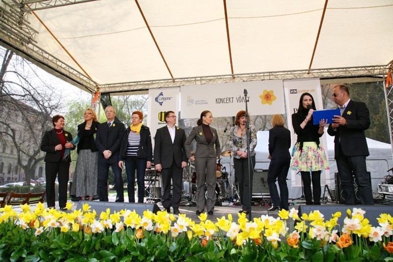 Koncert vďaky prišli podporiť aj pani ministerka zdravotníctva a starostovia bratislavských mestských častí. 13.4.2012, Bratislava