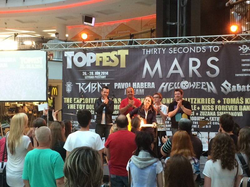 Topfest tour v Mirage Zilina. 25.máj.2014. Žilina.
