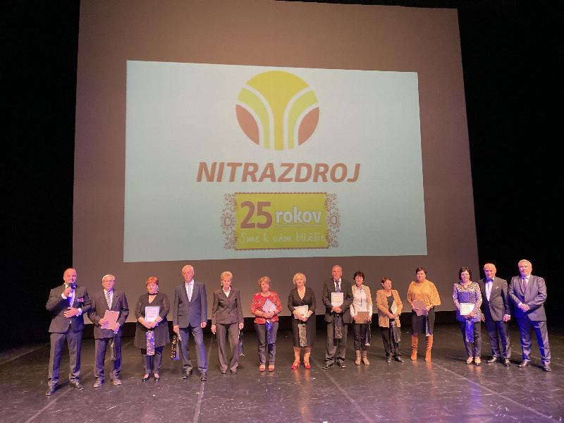 25 rokov spolocnosti Nitrazdroj v divadle Andreja Bagara. 10.november 2019 Nitra
